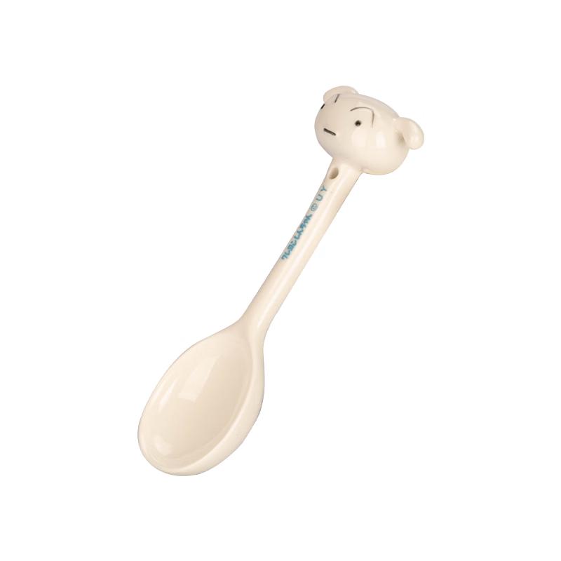 Crayon Shin-chan Character Ceramic Spoon 3D Embossed Spoon