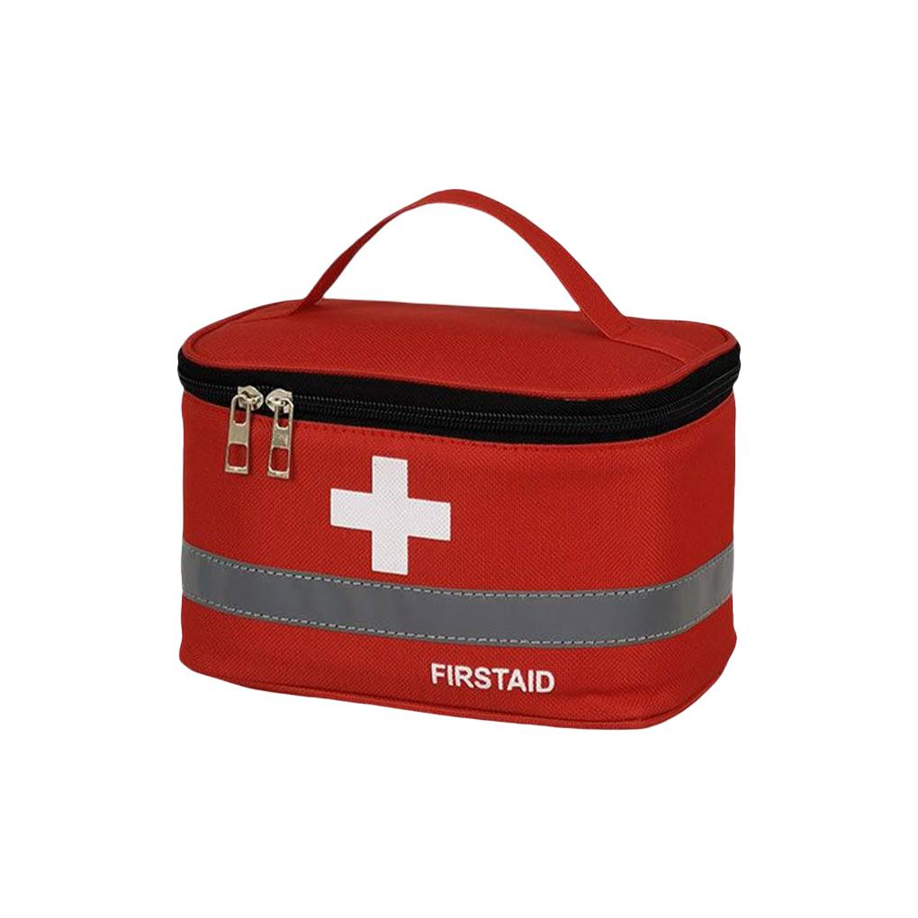 

Аптечка первой помощи Легкие сумки с ручками Экономия места Ткань Оксфорд Медицинская коробка Кухня Спорт Аварийная ситуация red medium