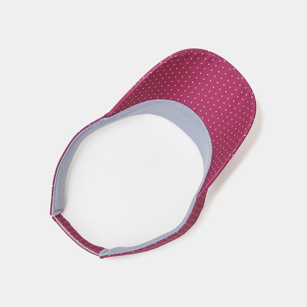 Sun Visor Dot Size Golf Hat C24291208 [Callaway] Women's (Polka Pattern, Adjustable) / / 1090_Pink