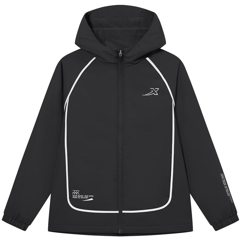 

Xtep Kids Little Rain Shell Warm Hooded Windbreaker 170