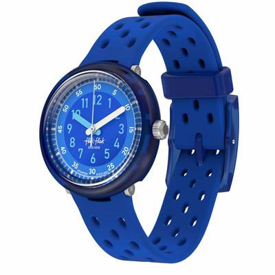 Flik Flak Kids Fizz In Blue Watch FCNP002 Boys' Blue