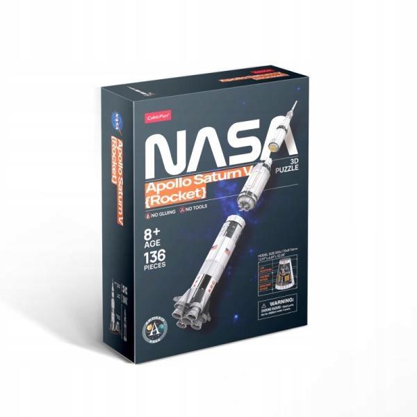 Cubic Fun Puzzle 3D Nasa Apollo Saturn V Rocket