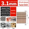 Set di punte da trapano HSS M35 al Cobalto per Legno, Metallo, Acciaio Inossidabile - Alta Durezza