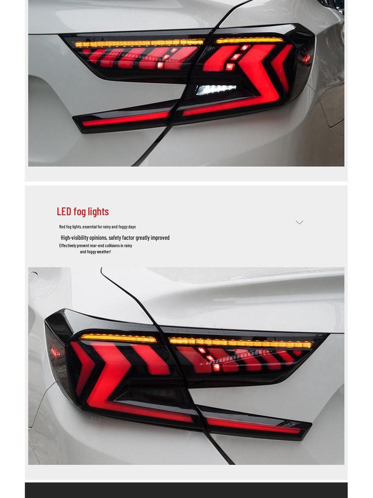 Accord 10th Gen LED Streamer Turn Signal & 10.5th Gen Cyber Style LED Taillight Assembly