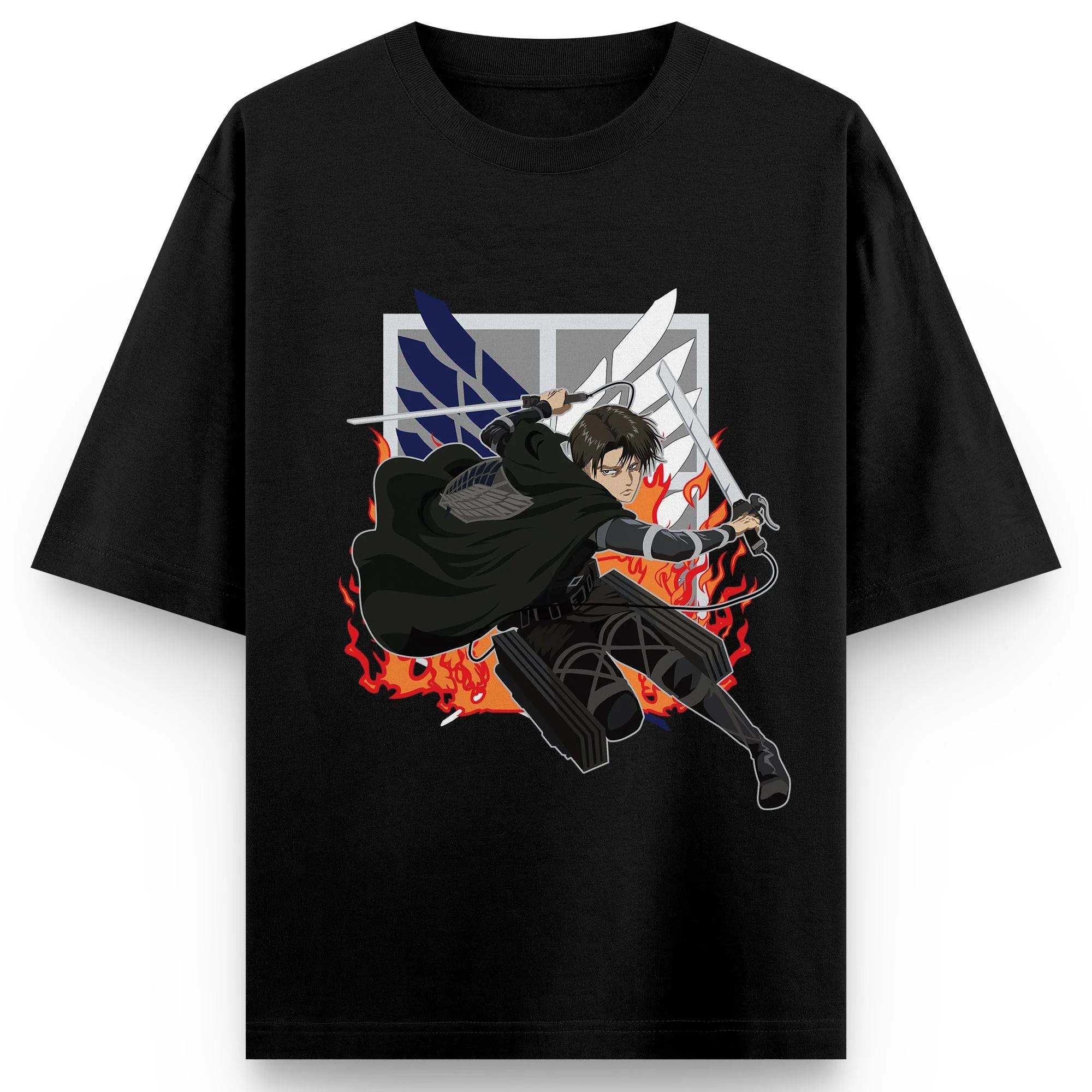 

Attack on Titan Animation Short Sleeve TShirt Eren Jaeger Classic Tshirt Mens Summer New Fashion 100 Cotton Top Clothing 4XL