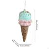 Christmas Tree Pendant, Xmas Figurines Crafts Arts Hanging Ornaments Decoration for