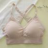 Cross Beauty Back Wrapped Chest Lace  Seamless Tube Top Sexy Bra