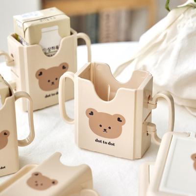 Porta Tazza di Cartone per Latte Regolabile in Plastica per Bambini Piccoli Porta Succo da Bere Anti-Schiacciamento Porta Tazza Regolabile Porta Tazza del Latte