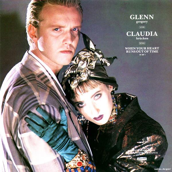 12-дюймовая пластинка GLENN GREGORY CLAUDIA BRUCKEN When Your Heart Runs Out Of Time 6 12ZTAS15 ZTT 1985 UK Поп Б/у