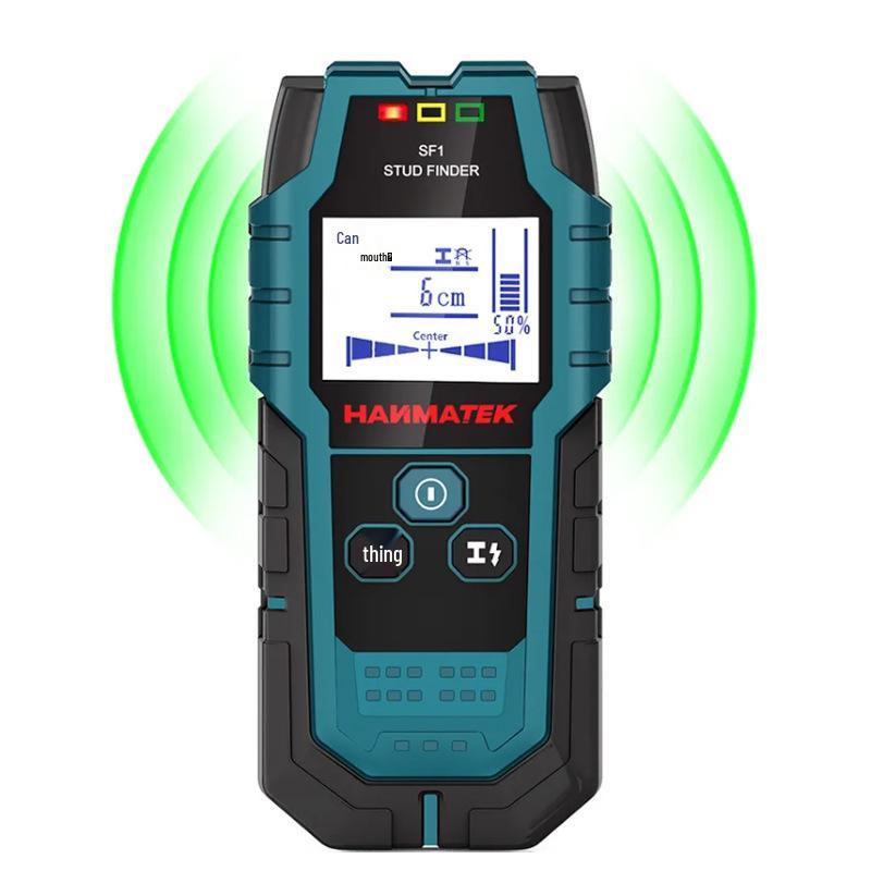 

HANMATEK SF1/SF2 Багатофункціональний детектор високої точності для металу, арматури, електричних дротів та дерева SF1 Green