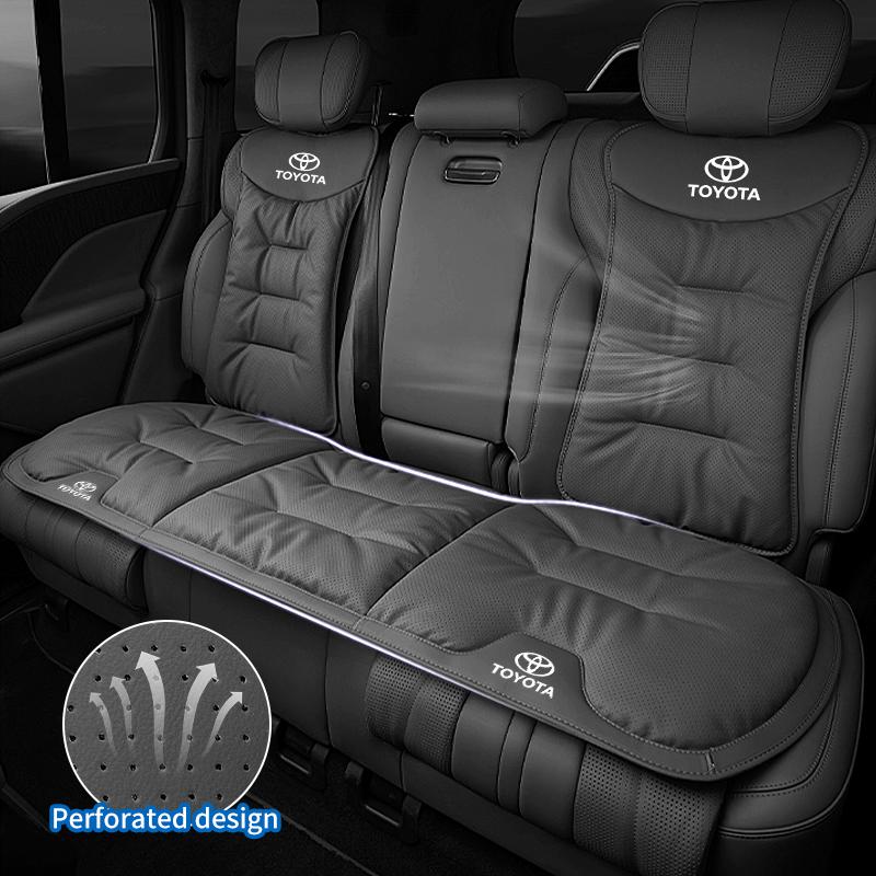Hub Caps New Luxury Car Perforated Breathable Model Cushion Soft Backrest Seat Cushion Seat Cover For Toyota Corolla Yaris Aygo