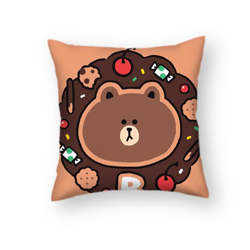 New Cartoon Doll Home Cute Pillow Cushion Cover Couple Gift Nap Sofa Car Gift Pillow