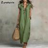New Spring/Summer Bohemian Flared Maxi Dress