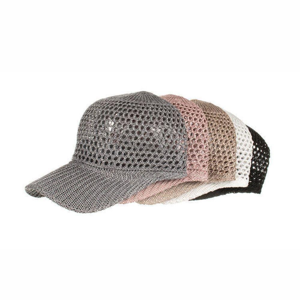 Breathable Net Baseball Hats Waterproof Summer Sun Hat Fashion Mesh Baseball Cap For Man Women