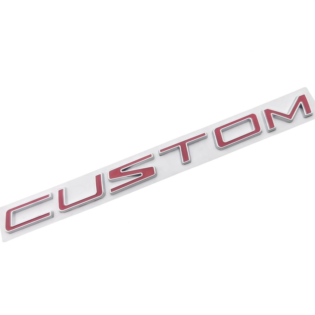 1Pc 3D Metal Letters Logo Car Rear Trunk Emblem Badge Sticker Decal for Car Styling Decoration Accessories