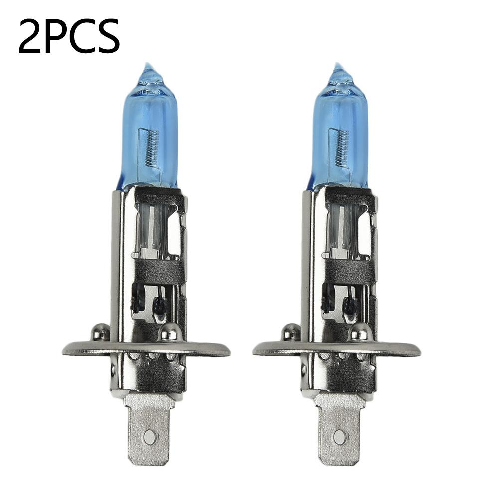 2pcs H1 12V 100W Car Headlights White 4300k Head Light Lamp Halogen Bulbs