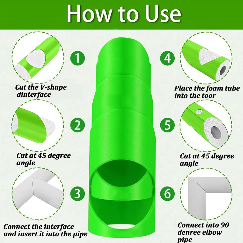 3Pcs Foam Pipe Cutter Tool Insulation Cutting Guide Fixture for Pipe Insulation Household Fixed Clamp Tube Cutting Tool