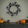 Halloween Plastic Unique Wall Hanging Party Decoration Pendants Arrange Props Wreath Garland Decorative 3 Styles