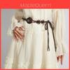 Cintura in Cotone e Lino Fatta a Mano Stile Bohemien per Donna con Chiusura a Nodo per Abiti Casual