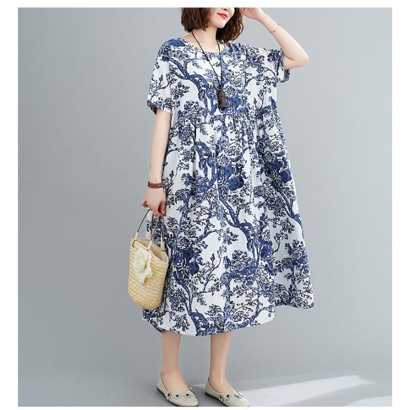 Women's Solid Color Relaxed Fit Dress