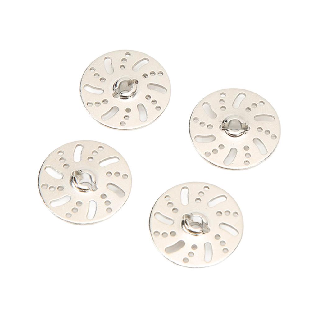 4pcs RC Counter Weight Brake Disc Brass Wheel Weights Hex Adapter for Axial SCX24 Gladiator C10