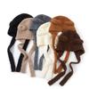 Elegant Winter Wool Hat with Cute Bear Ears for Women - Warm and Versatile Ear Protection