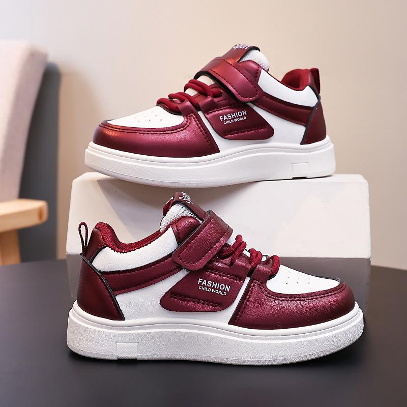 Нескользящая спортивная обувь нового стиля для мальчиков, Самая продаваемая обувь для девочек 26 бордовый