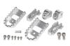 SP Takekawa Wide Step Kit, Silver, Ducks 125, Monkey 125, GROM, MSX125, CB125R, CBR250R 06-13-0091