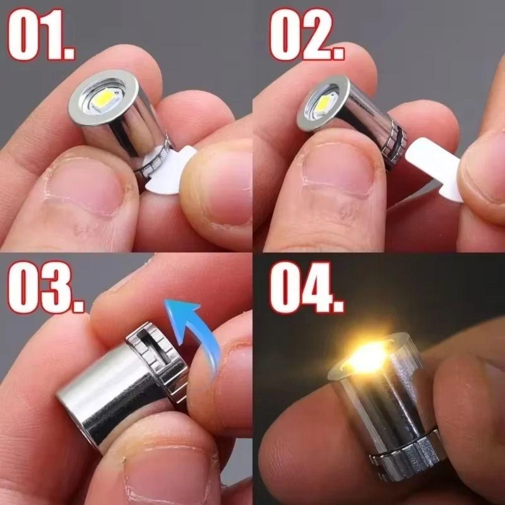 10Pcs New Small Mini LED Light Battery Powered Colorful Light Bulb Electronic Toys Accessories for Lantern Wick Base