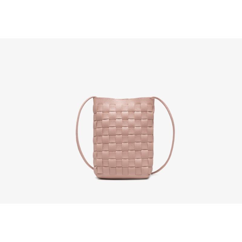 Women's bag fashionable and simple mobile phone bag new casual shoulder bag texture woven women's bag