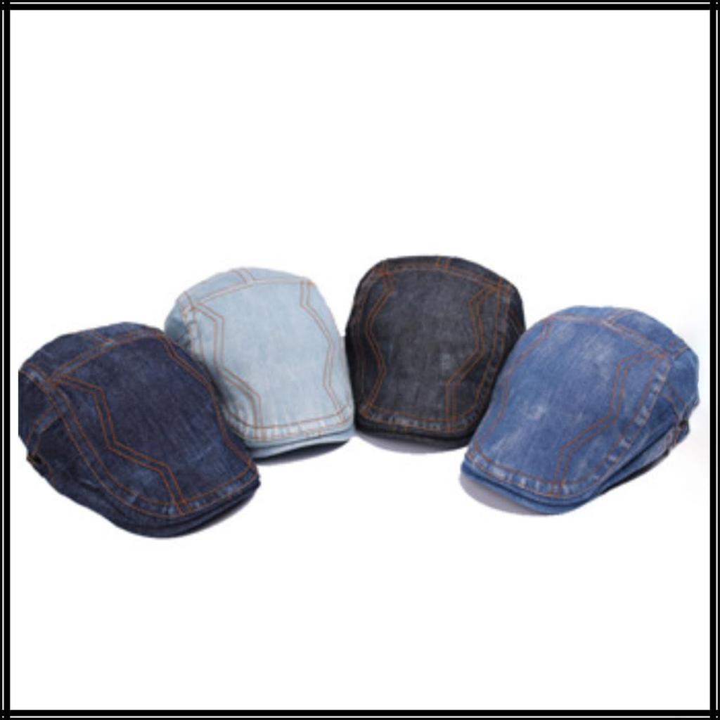 White Fang Denim Hunting Street for Men and CZ851 Hat, Cap, Casual, Style, Stylish, Women, (Blue)
