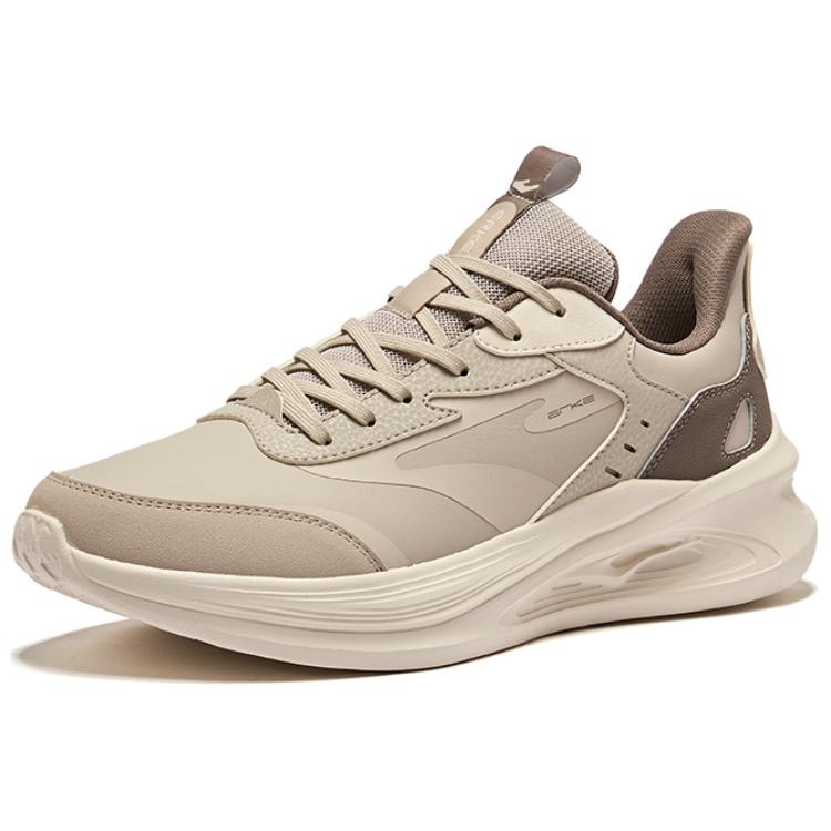Hongxing Erke Lingyue 2.0 - Full Leather Version Commuting Shock Absorbing Waterproof Rebound Low Top Running Shoes Men sneaker 51124403133-805