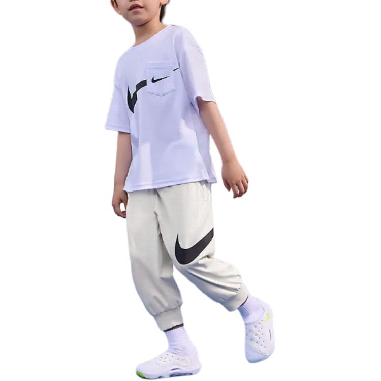 New Nike Knitted Sweatpants Light Bone Children Aged 3 7 Years Old HM4729-072