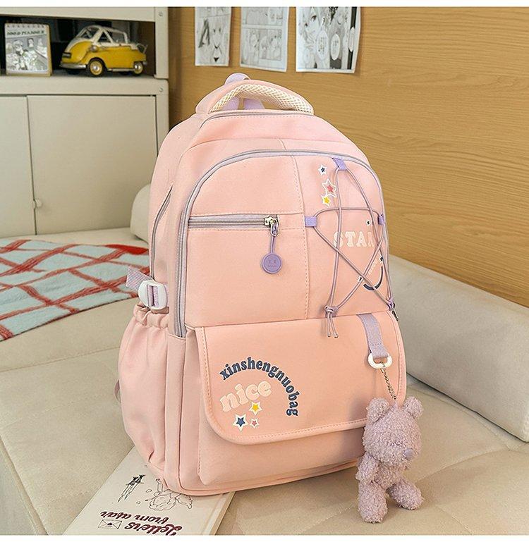 Schoolbag New Mori Cute High Value Light Leisure College Style Schoolbag Junior High School High School Students Large Capacity Backpack