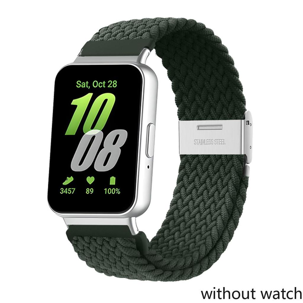 Braided Bands for Samsung Galaxy Fit 3 Sports Strap Adjustable Replacement Correa Nylon Bracelet for Samsung Galaxy Fit3 Band