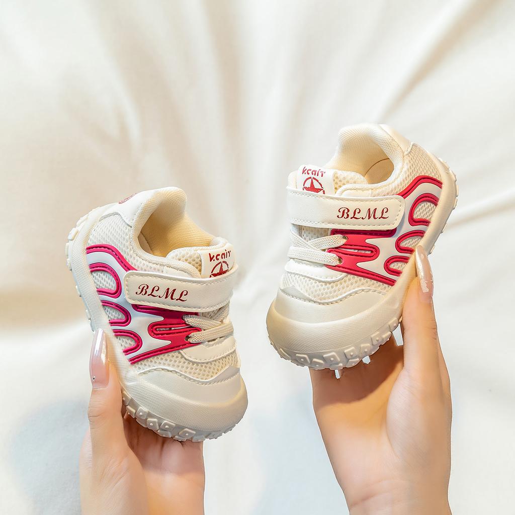 Breathable Toddler Shoes for Girls Soft Sole Baby Shoes for Boys Non-slip and Wear-resistant Sports Shoes