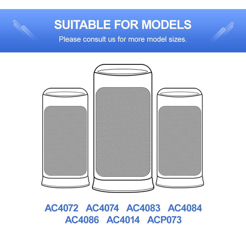 Muitifunction HEPA Carbon Filter for Philips AC4014 AC4072 AC4074 AC4083 AC4084 AC4085 AC4086 Air Purifier Air Clean AC4148