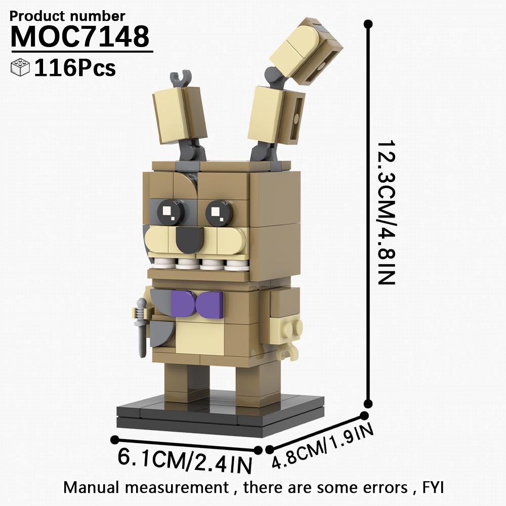 MOOXI Bricks Set Adult Toys For Children Building Blocks Model Kit For Adults MOC Block Assembling Horror Movies BrickHeadz Gift