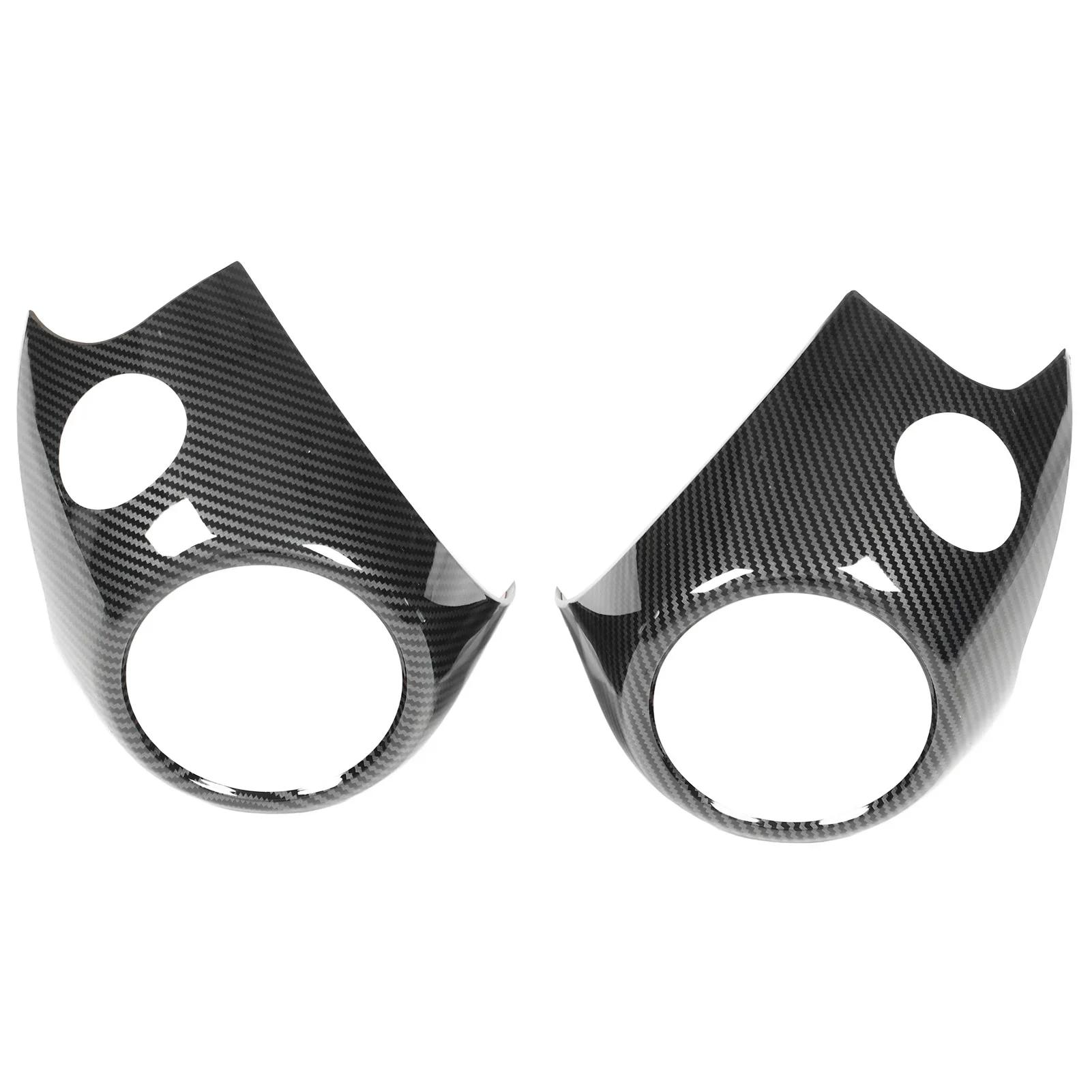Car Air Vent Frame Trim Side Air Conditioner Outlet Cover Carbon Fiber Look For MINI Cooper R56 2006-2013 Carbon Fiber