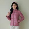 FiveFive Dam Kort Slim Fit Pufferjackor Vår Dam Ultralätt Packbar Varm Kappa Bärbara Ytterkläder Kappor