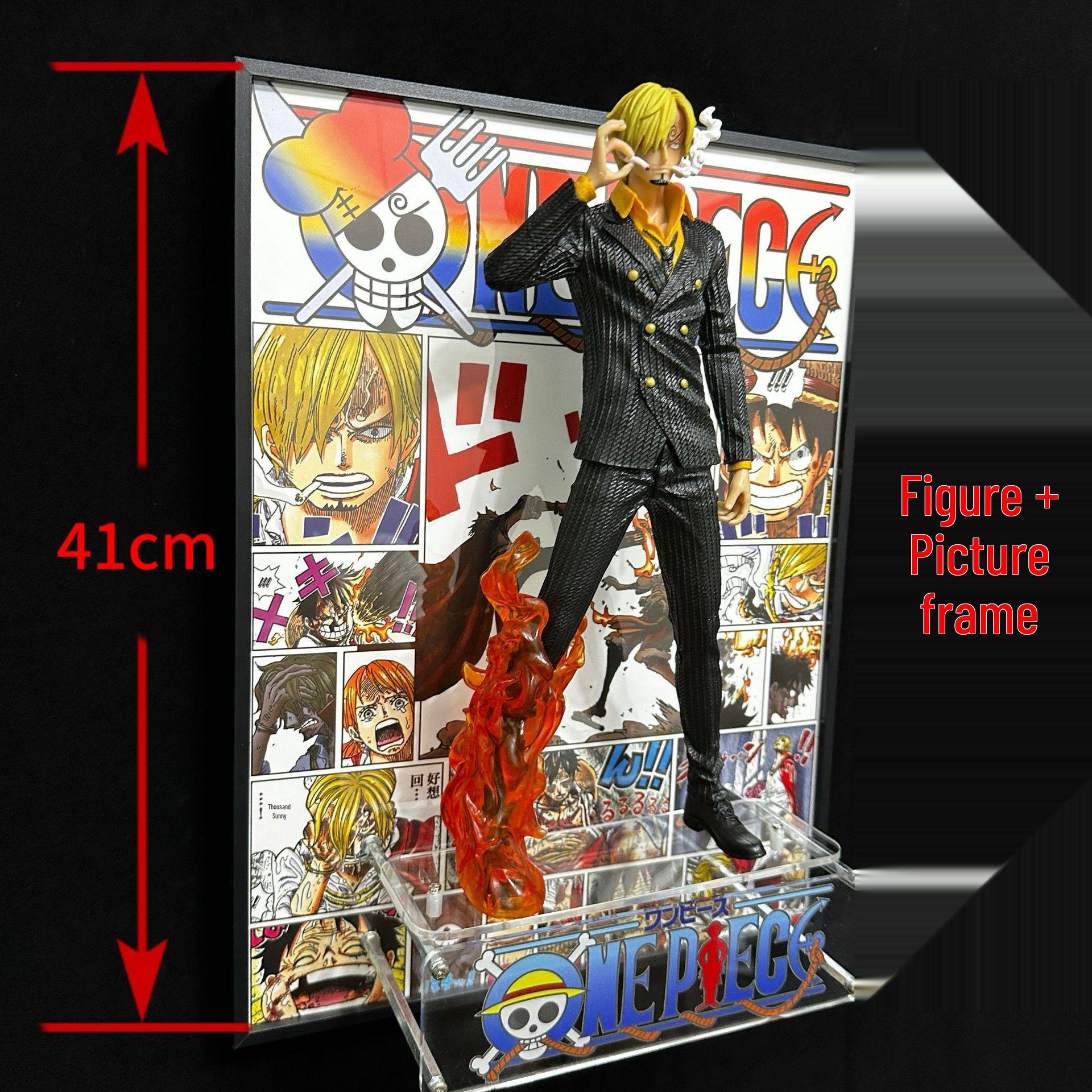 

One Piece Санджи 3D Фигурка Пинающий Игрушка Подарок Украшение