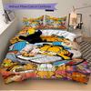 3pcs Garfield, Comic Bedding Set. Soft and Comfortable with No Core Included (1x Duvet Cover + 2x Pillow Covers) yy251009202