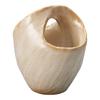 Marui Seito Shigaraki Ware Hechimon Ceramic Flower Vase, Small, Approx. 10cm, White Corridor, Beige, Made In Japan, MR-1-5501
