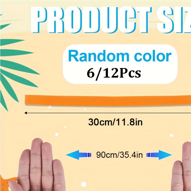6/12Pcs Beach Towel Bands, Silicone Elastic Clips for Fastening Beach Chair Towels and Cruise Essentials