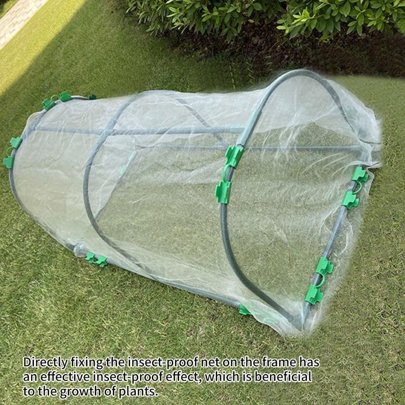 50Pcs Greenhouse Clamp Nonslip Plant Film Garden Hoop Clips Replacement For Securing Film Shade Net Plant Tunnel