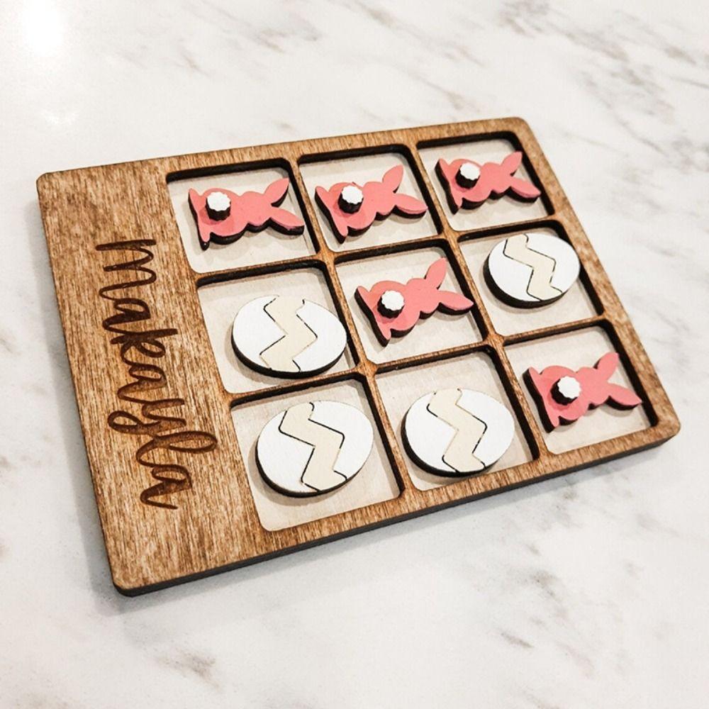 Parent-Child Tic Tac Toe Board Game Interactive XO Chess Board Toys Fun Board Game Toys Friends