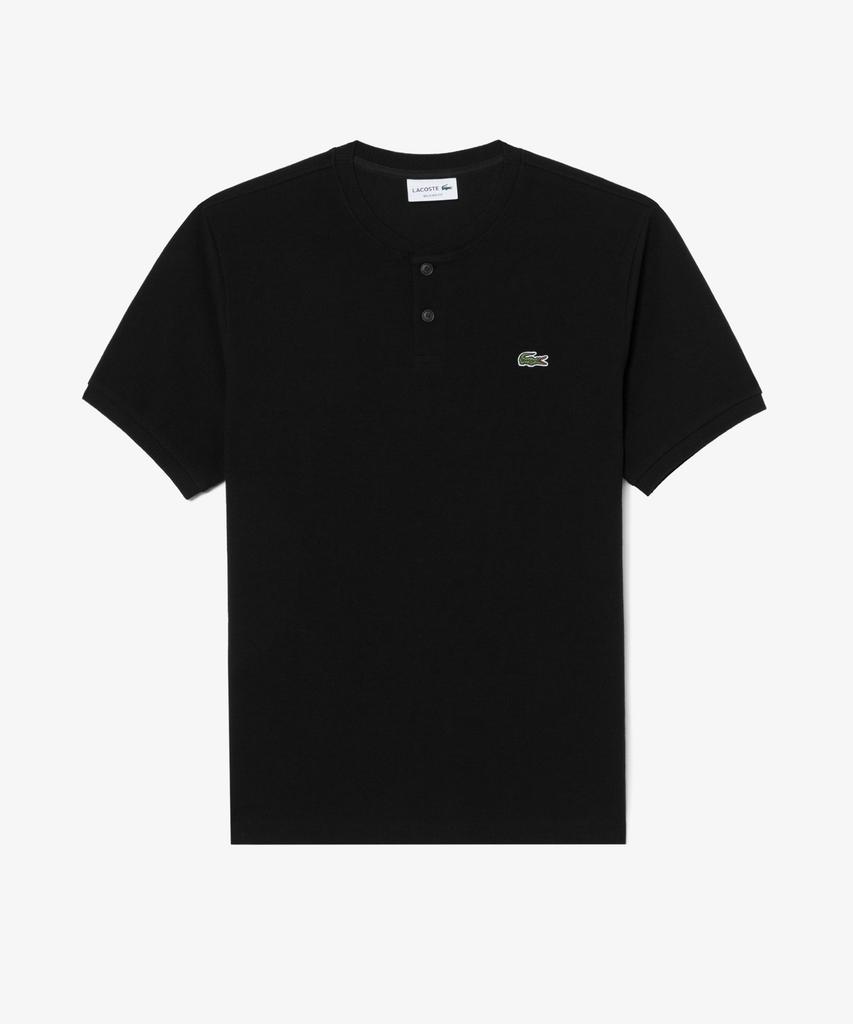LACOSTE Men'S Henley Neck Waffle Short Sleeve T-Shirt Th104E-56G 031