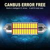 2/4/10/20 PCS C10W C5W LED Bulbs CANBUS Festoon 31/36/39/41MM 12V 6500K White 200LM Car Interior Dome Trunk Linse Plate Lights