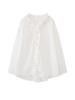 Spring Arrival Women's Beaded Rose Lace Patchwork Shirt
