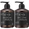Euspa Smell Flowers Listen To Rain Shower Gel & Body Lotion Set